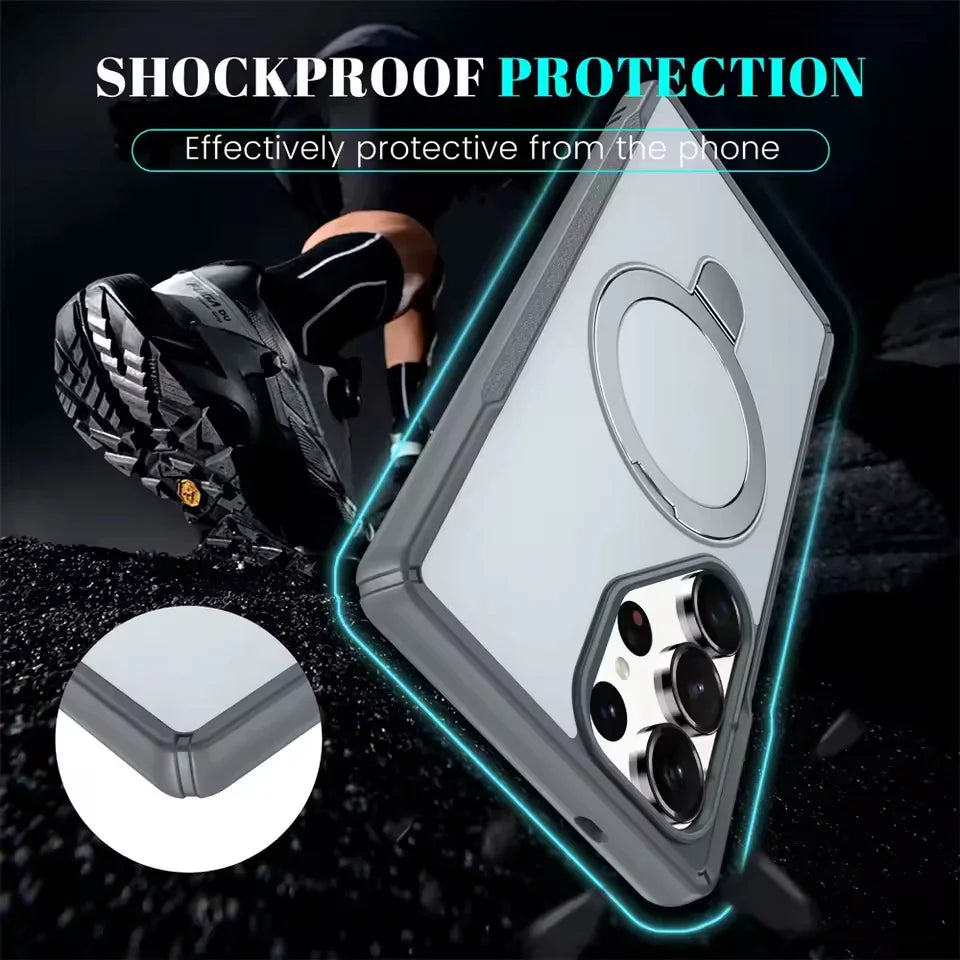 Magnetic Kickstand Matte Case