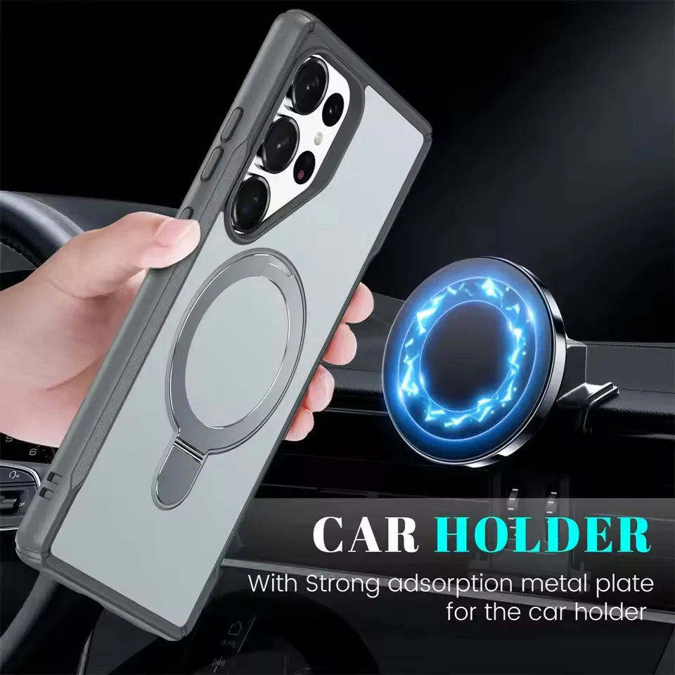 Magnetic Kickstand Matte Case