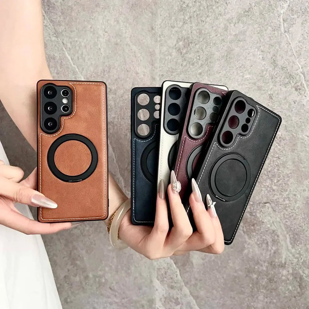 Elite Leather MagSafe Ring Case