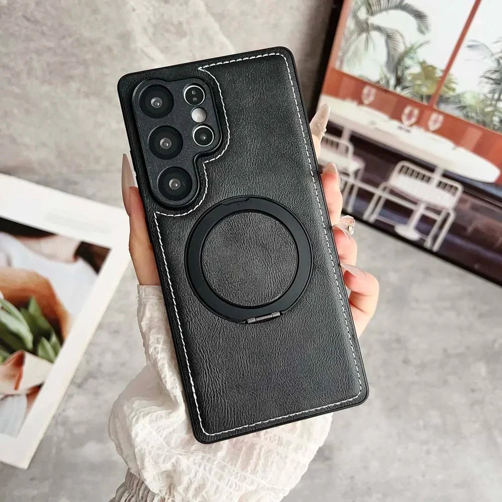 Elite Leather MagSafe Ring Case