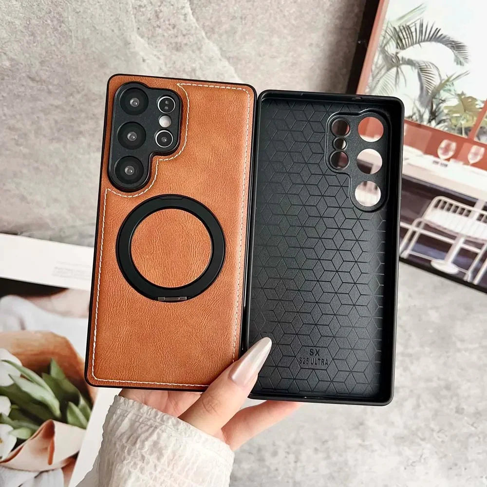 Elite Leather MagSafe Ring Case