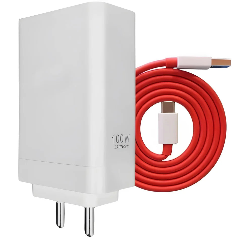 OnePlus Original 100W SuperVOOC Fast Charger with 1M Type-C Cable 1 Year Warranty