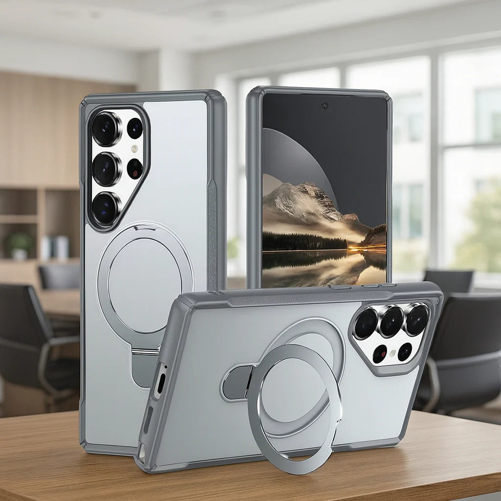 Magnetic Kickstand Matte Case